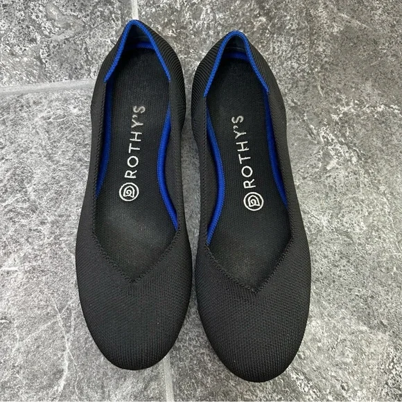 Rothy's Black Ballet Flats Size 8 - Picture 4 of 13